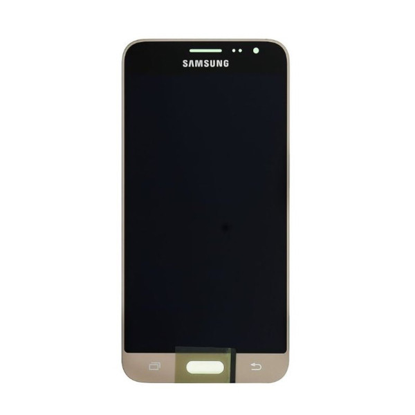 Samsung Galaxy J3 2016 LCD displej dotykové sklo zlaté J320F (Service Pack)