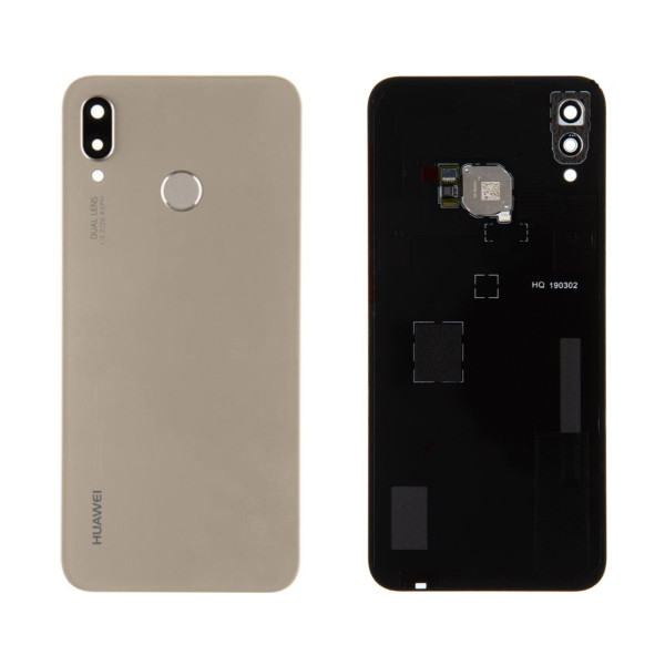 Huawei P20 Lite zadní kryt baterie zlatý originální čtečka otisku prstu čočka (Service Pack)