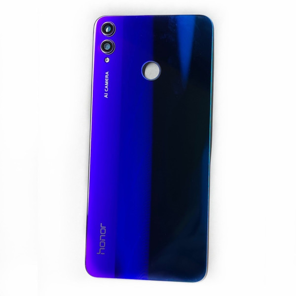 Honor 8X zadní kryt baterie modrý včetně krytky fotoaparátu