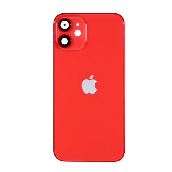 Zadní kryt baterie Apple iPhone 12 mini RED červený včetně rámečku A2399