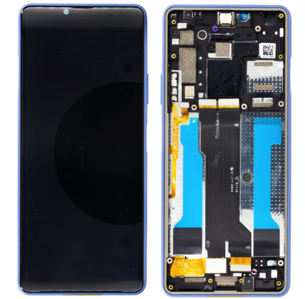 Sony Xperia 10 III LCD displej dotykové sklo modré (Service Pack)