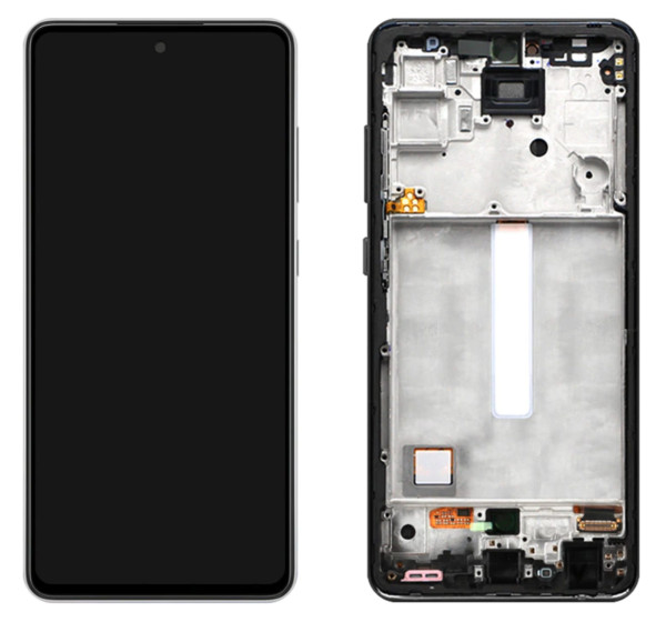 Samsung Galaxy A52 LCD displej dotykové sklo černý A525/A526 (Service Pack)