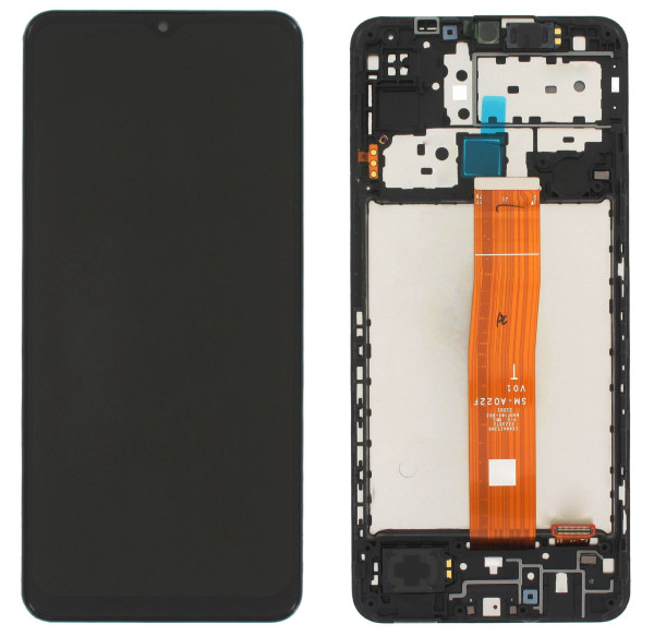 Samsung Galaxy M12 LCD displej dotykové sklo včetně rámečku M127 (Service Pack)