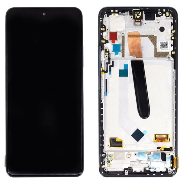 Xiaomi Poco F3 LCD displej dotykové sklo včetně rámečku Black (Service Pack)