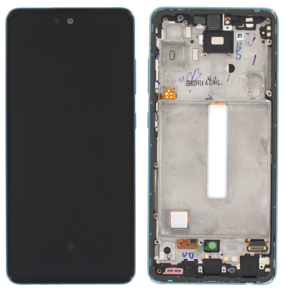 Samsung Galaxy A52 LCD displej dotykové sklo fialové A525/A526 (Service Pack)