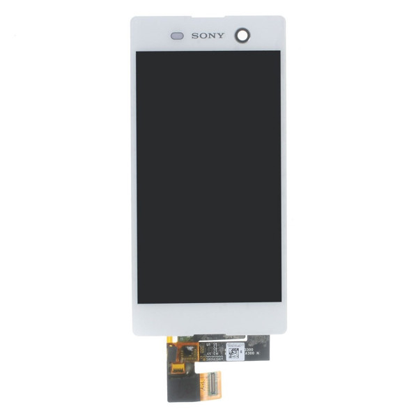 Sony Xperia M5 LCD displej bílý dotykové sklo komplet E5603