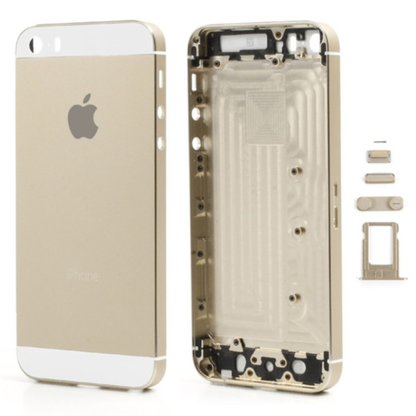 Zadní kryt baterie zlatý champagne pro Apple iPhone 5S