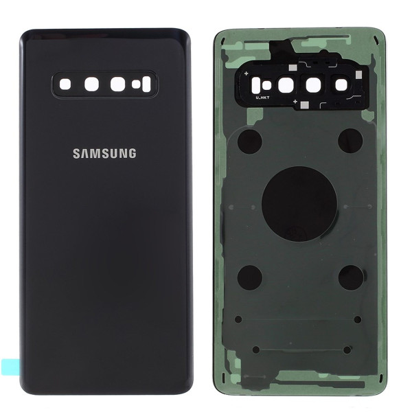 Samsung Galaxy S10 zadní kryt baterie osázený včetně krytky fotoaparátu černý G973