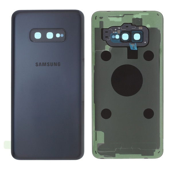 Samsung Galaxy S10e zadní kryt baterie včetně krytky fotoaparátu černý G970