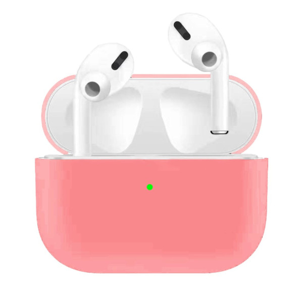 Apple Airpods Pro ochranný kryt silikonový obal na bezdrátová sluchátka růžový