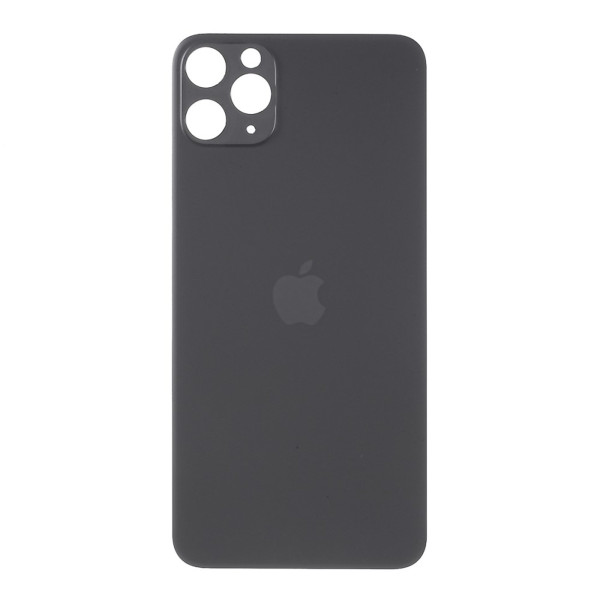 Zadní skleněný kryt baterie černý s větším otvorem pro kamery pro Apple iPhone 11 Pro Max