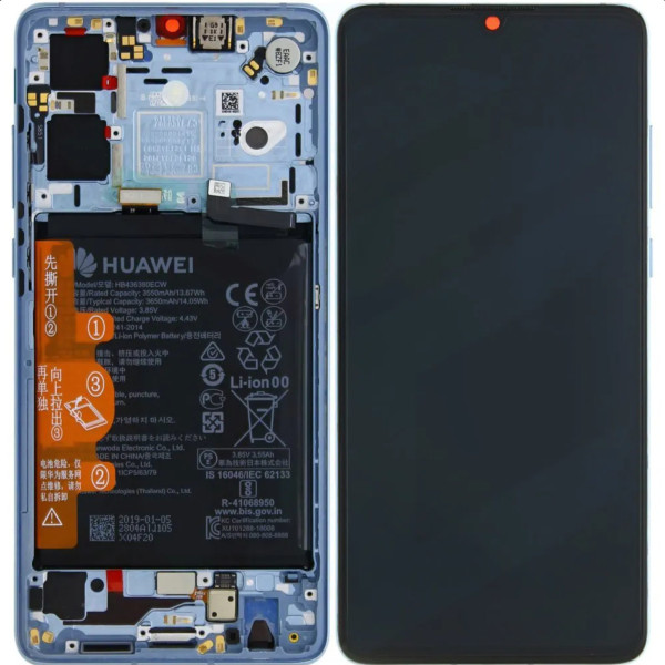 Huawei P30 LCD OLED Display dotykové sklo Breathing Crystal (Service Pack)