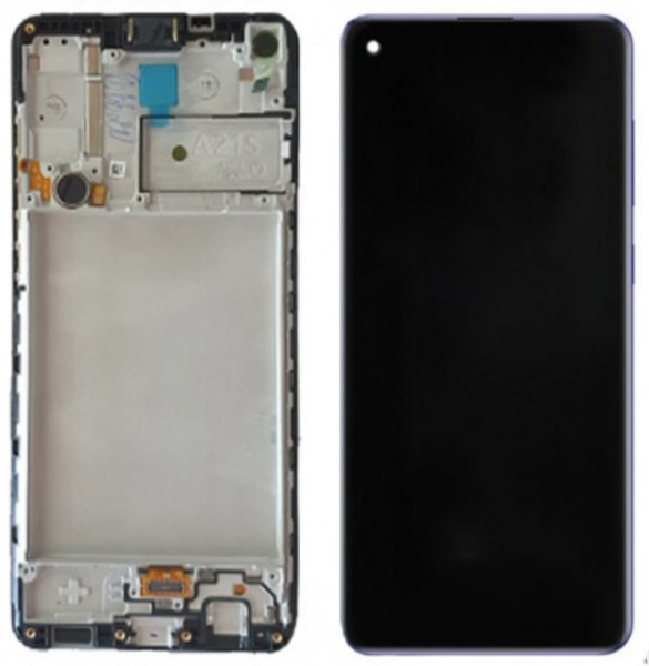 Samsung Galaxy A21s LCD displej dotykové sklo včetně rámečku A217F (Service Pack)