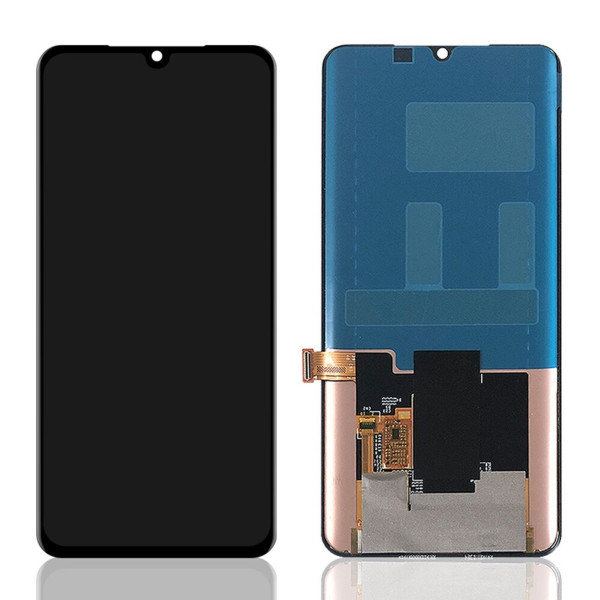 Xiaomi Mi Note 10 / Mi Note 10 lite / Mi Note 10 PRO LCD displej dotykové sklo komplet přední panel černý