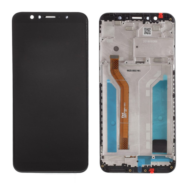 Asus Zenfone Max Pro (M1) LCD displej dotykové sklo komplet přední panel černý včetně rámečku ZB601KL ZB602KL