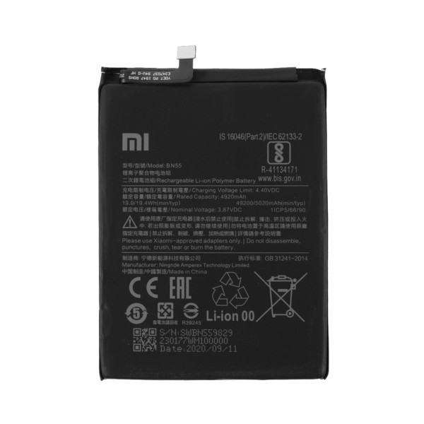 Xiaomi Redmi Note 9S baterie BN55