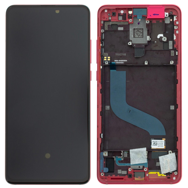 Xiaomi Mi 9T / Mi 9T Pro LCD displej dotykové sklo včetně rámečku (Service Pack) Red