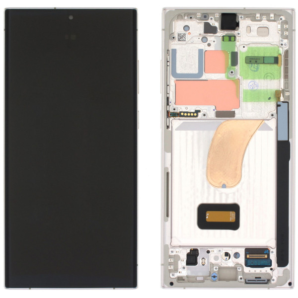 Samsung Galaxy S23 Ultra S918 LCD displej dotykové sklo (Service Pack) Cream