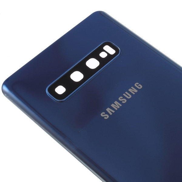 Samsung Galaxy S10 zadní kryt baterie modrý včetně krytky fotoaparátu G973