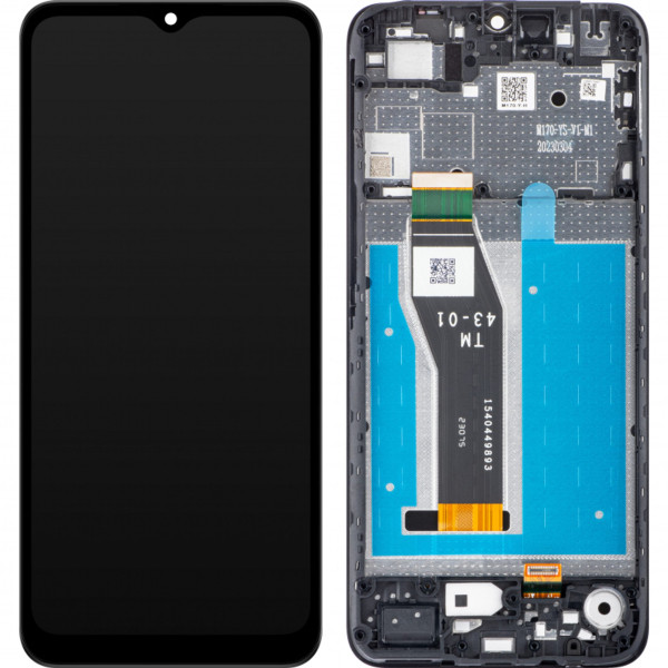 Motorola Moto E13 LCD displej dotykové sklo včetně rámečku (Service Pack)