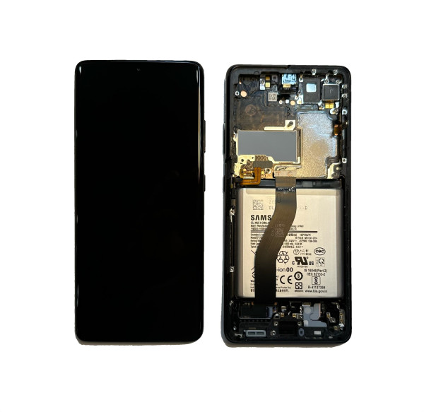 Samsung Galaxy S21 Ultra 5G LCD displej dotykové sklo černé G998 (SWAP)