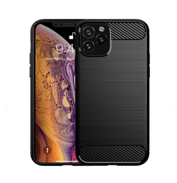 WG Kryt Carbon pro iPhone 11 Pro - černá